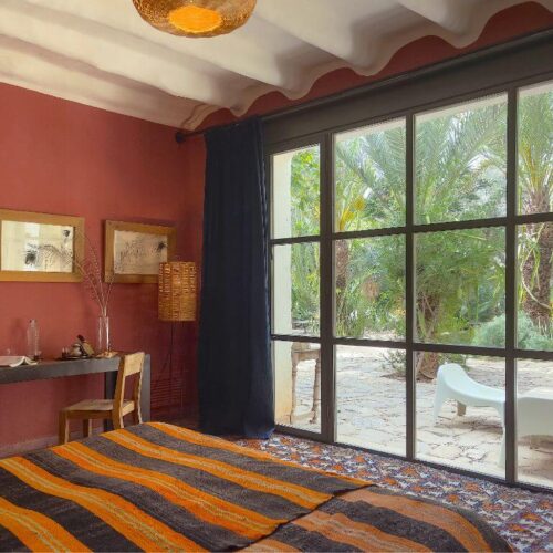DAR AL HOSSOUN MAISON D'HOTES TAROUDANT ECO LOGDE chambre avec jardin