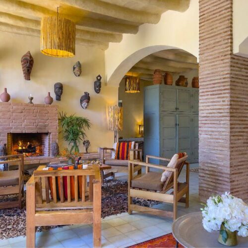 DAR AL HOSSOUN MAISON D'HOTES TAROUDANT ECO LOGDE salon