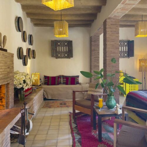 DAR AL HOSSOUN MAISON D'HOTES TAROUDANT ECO LOGDE salon