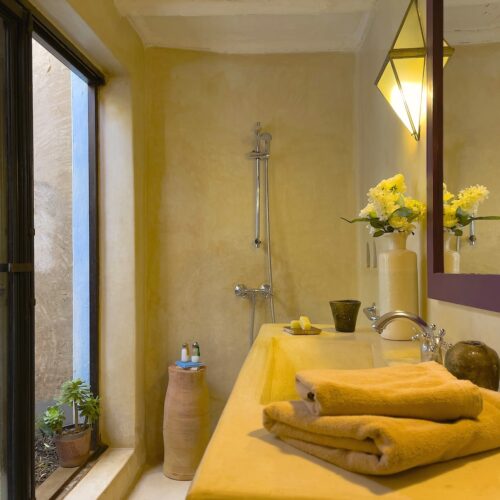 DAR AL HOSSOUN MAISON D'HOTES TAROUDANT ECO LOGDE salle de bain
