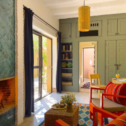 DAR AL HOSSOUN MAISON D'HOTES TAROUDANT ECO LOGDE salon