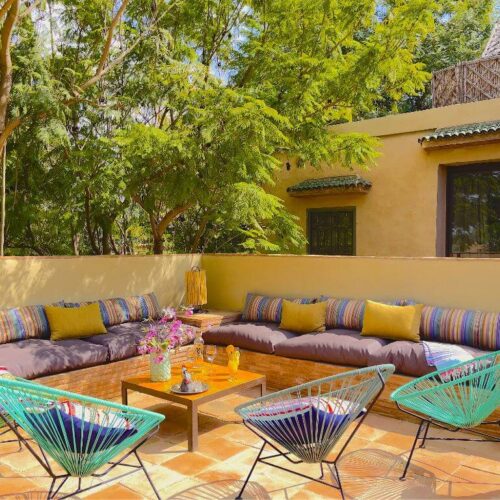 DAR AL HOSSOUN MAISON D'HOTES TAROUDANT ECO LOGDE salon externe