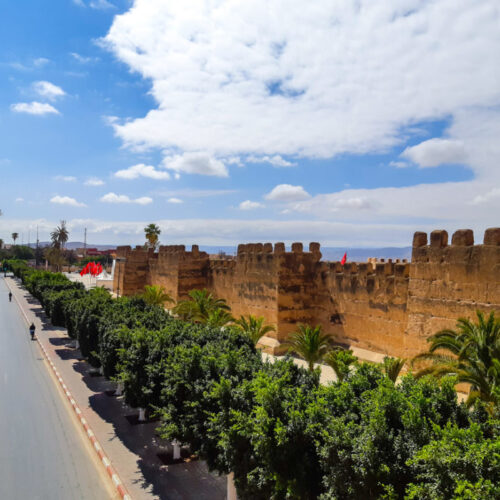 DAR AL HOSSOUN MAISON D'HOTES TAROUDANT ECO LOGDE boulevard et murs